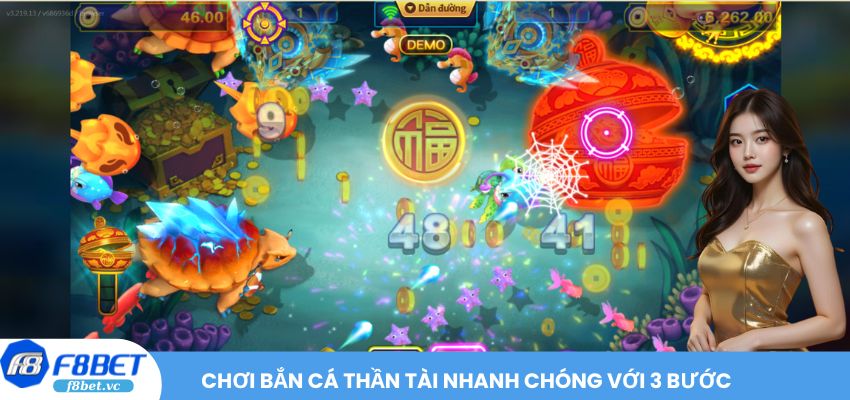 Chơi Bắn Cá Thần Tài nhanh chóng với 3 bước