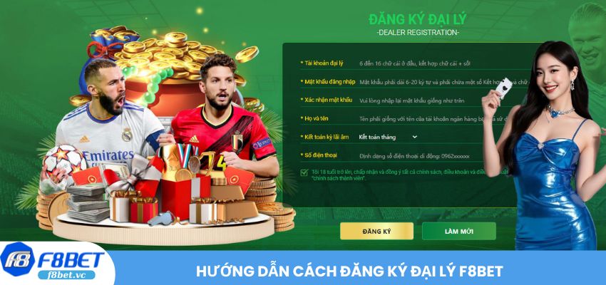 Hướng dẫn cách đăng ký đại lý F8BET 