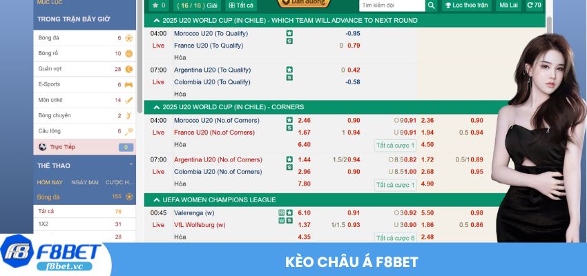 Hướng Dẫn Đầy Đủ Kèo Châu Á F8BET Mẹo Chơi Hiệu Quả