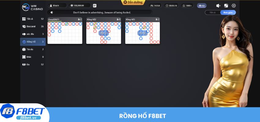 Rồng Hổ F8BET – Định Thắng Thua Trong Một Lá Bài!