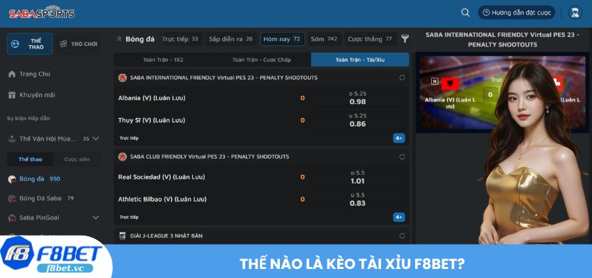 Thế nào là Kèo Tài Xỉu F8BET?