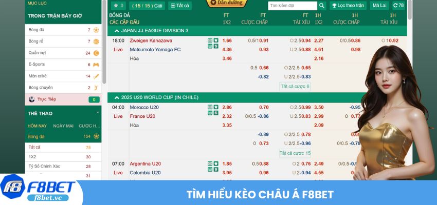 Tìm hiểu Kèo Châu Á F8BET