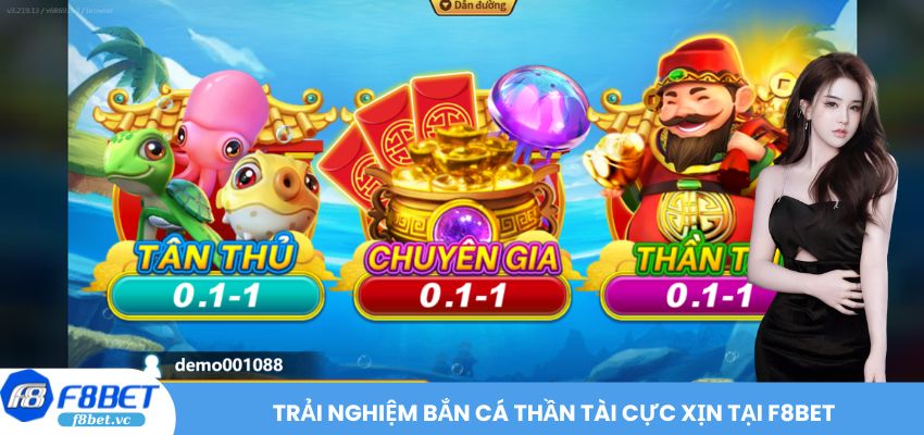 Trải nghiệm Bắn Cá Thần Tài cực xịn tại F8BET